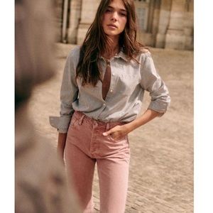 Sezane Brut Sexy Jeans Pink Size 27 NWT